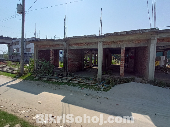 ১০ শতাংশ জমি সহ একতলা ছাদ কমপ্লিট বিল্ডিং সহ বিক্রি করা হবে
